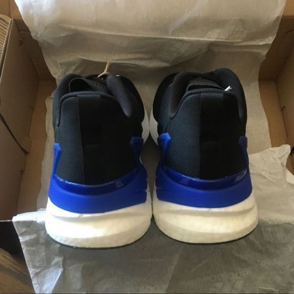 ADIDAS Response Super Boost Mens Running Shoes Black Blue Green Size 11.5 NWT - Picture 6 of 16